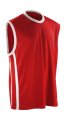 Heren Basketball Sportshirt Spiro S278M Red/White